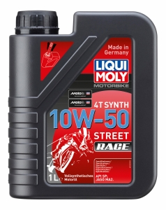 LIQUI MOLY Motociklu sintētiskā 4-taktu eļļa 4T 10W-50 1L